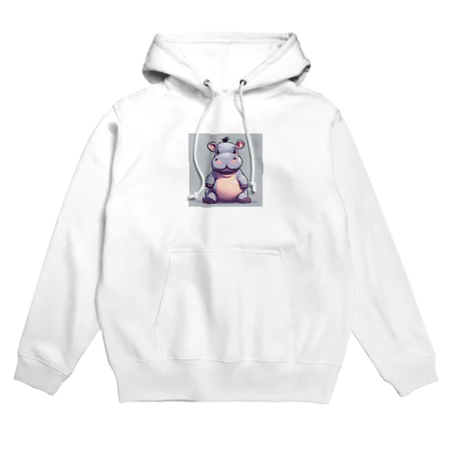 かわいいカバのグッズ Hoodie