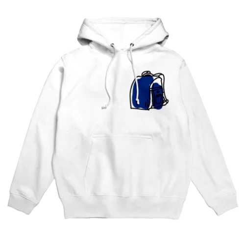 どきどき青いランドセル Hoodie