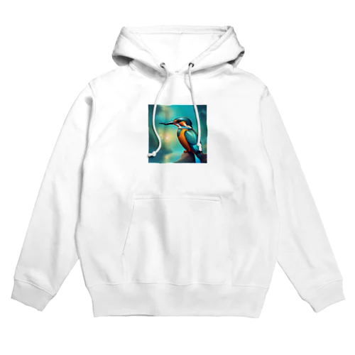 カラフルカワセミくん Hoodie