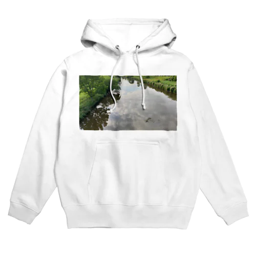 川面 夏の風景 Hoodie