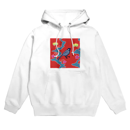 紅型シリーズ　イシガキシジュウカラ Hoodie