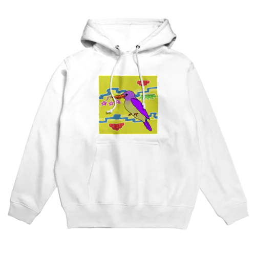 紅型シリーズ　リュウキュウアカショウビン Hoodie