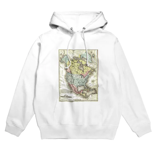 Old Map Of North America.  北 アメリカ の 古 地図。 Hoodie