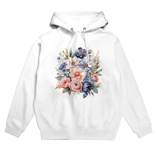 パステルカラーの花束 Hoodie