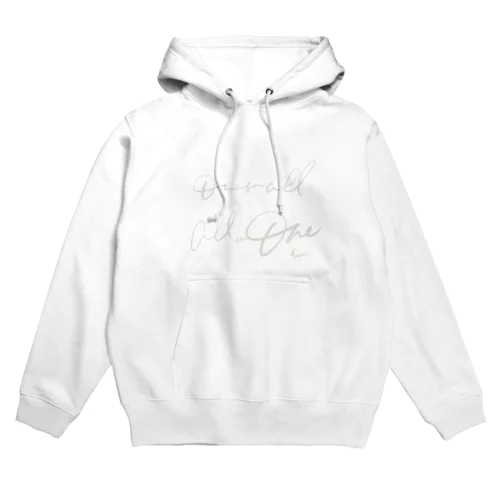 ONE FOR ALL ALL FOR ONE（white） Hoodie