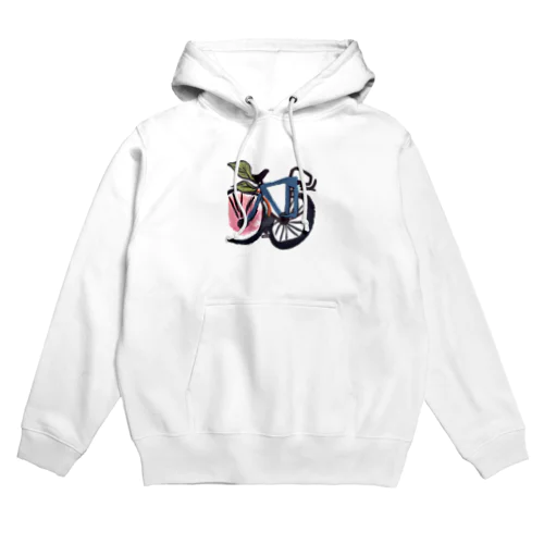 自転車イラスト Hoodie