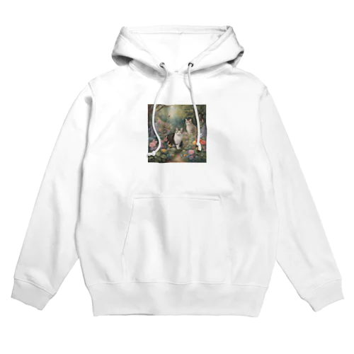 猫の楽園 Hoodie