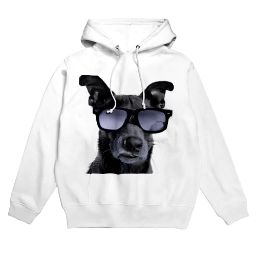 サングラスをかけた犬 Hoodie