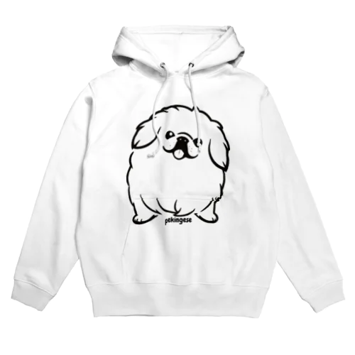 モノクロペキニーズちゃん Hoodie