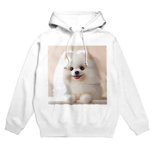 白ポメグッズ Hoodie