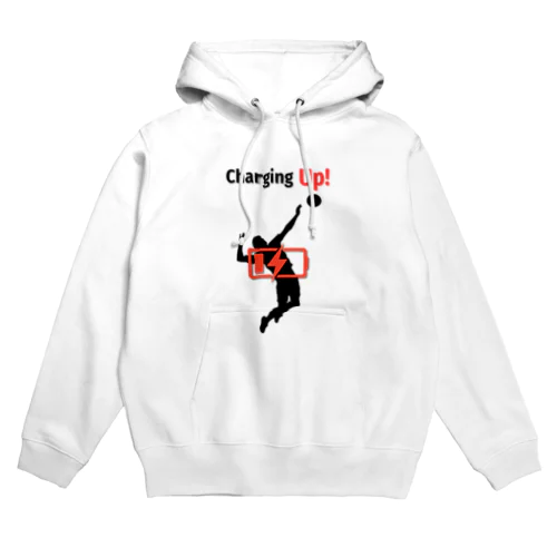 Charging Up　バレーボール Hoodie