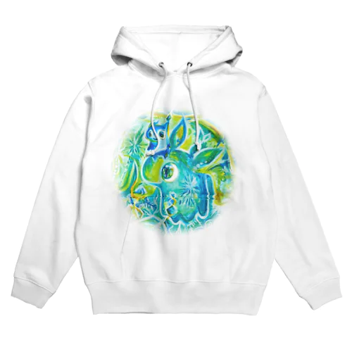 みどりのかぜ　〇マル Hoodie