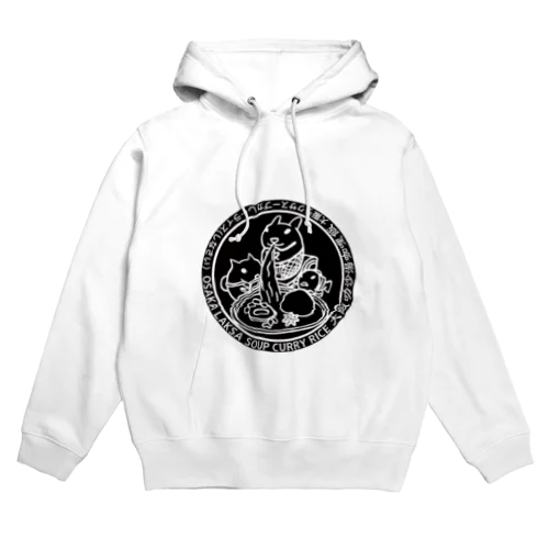 大阪ラクサスープカレーライスロゴ Hoodie