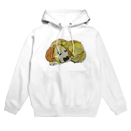 手描きゴールデンレトリーバー Hoodie