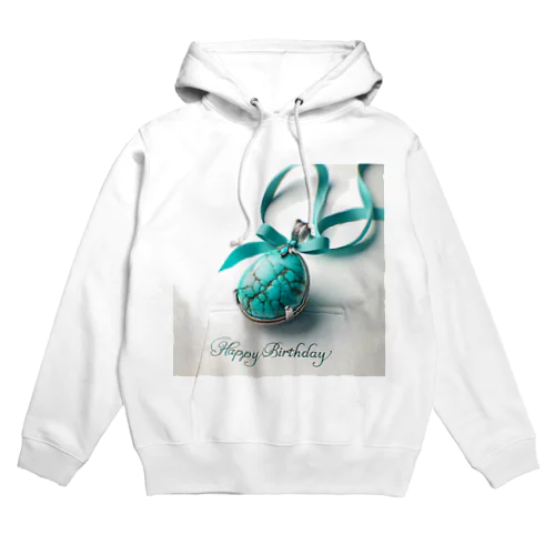 12月　誕生宝石　ターコイズ Hoodie