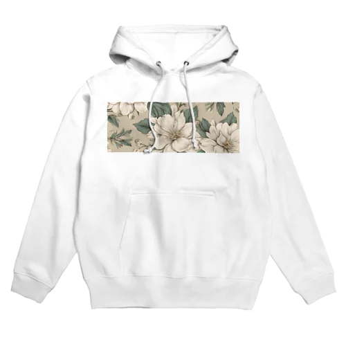 淡い花柄 上品 大人っぽい Hoodie