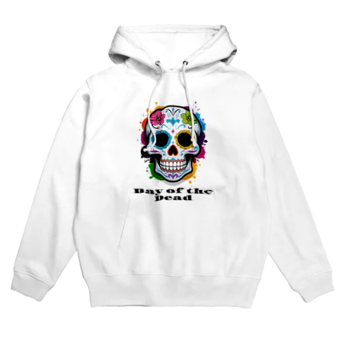 Day of the Dead スカル Hoodie