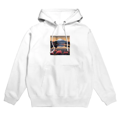 「雄大なる富士の誇り」 Hoodie