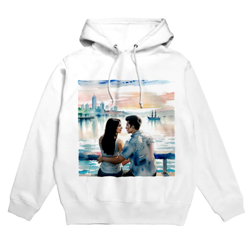 ラブロマンスのカップル Hoodie