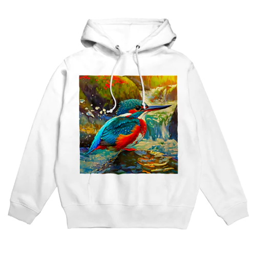 渓流のカワセミ Hoodie