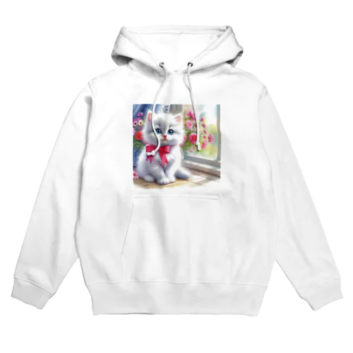 白猫のミーシャ Hoodie