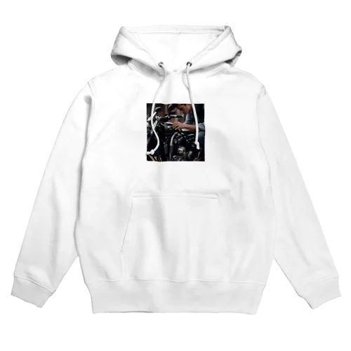 バイク整備 Hoodie