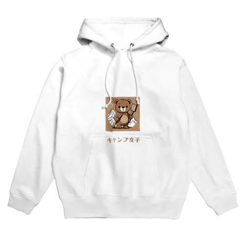 薪割りくまちゃん Hoodie