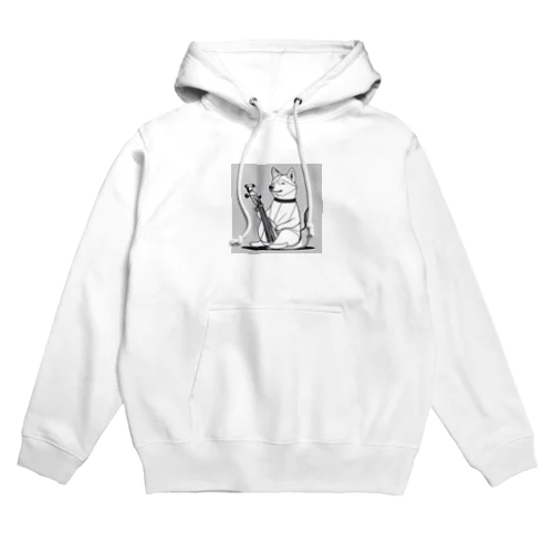 ウチんとこの柴、琴はじめてん Hoodie