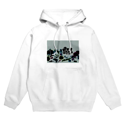 誰1人片付けが出来ないミーアキャット Hoodie