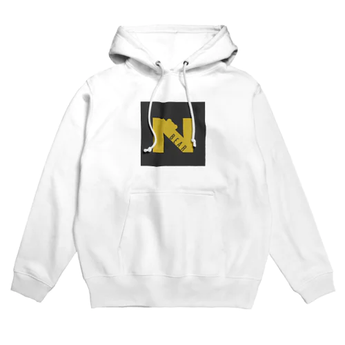 N bear レトロなきいろグレー Hoodie