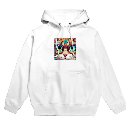 サイバー猫 Hoodie