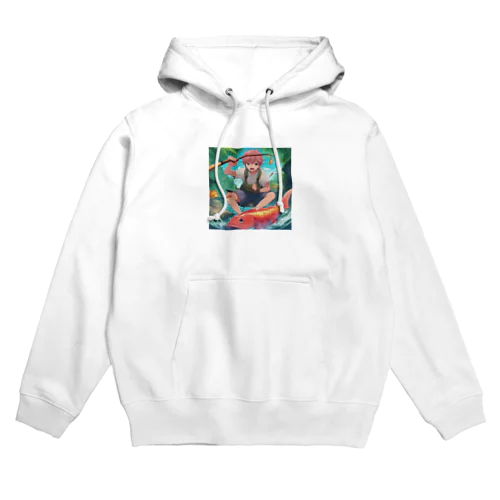 釣り好き男子 Hoodie