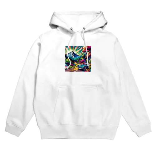 山のドライブ Hoodie