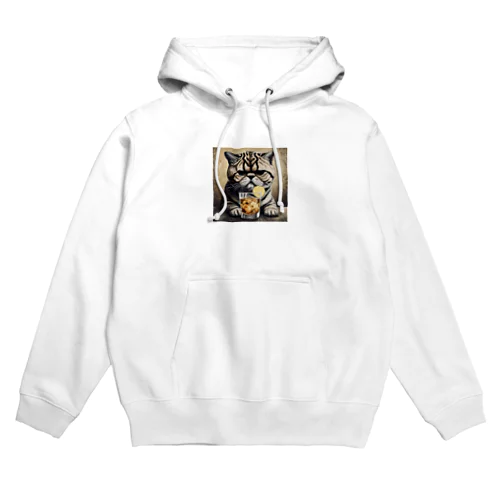 お疲れネコちゃんテキーラでサルー！ Hoodie