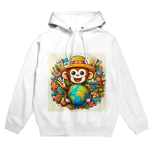 happy monkey Hoodie