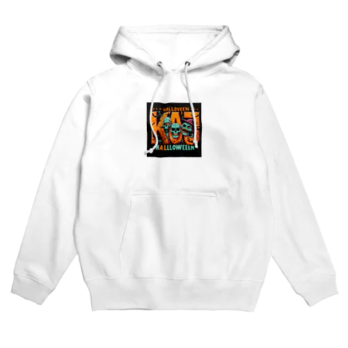 おしゃれでユニークなハロウィンの風景が広がります Hoodie