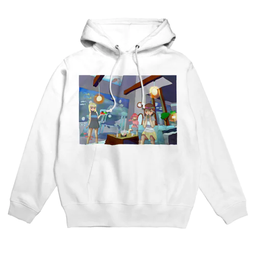 海の中の家の鍋パーティー Hoodie