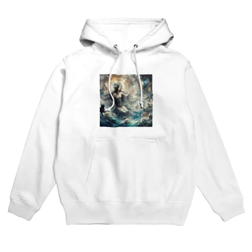 水の女神と猫 Hoodie