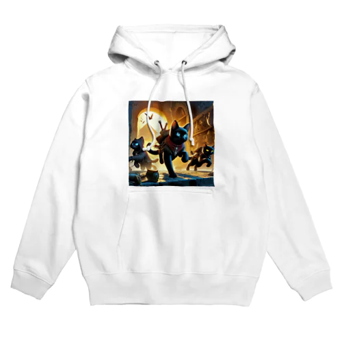 猫の大冒険 Hoodie