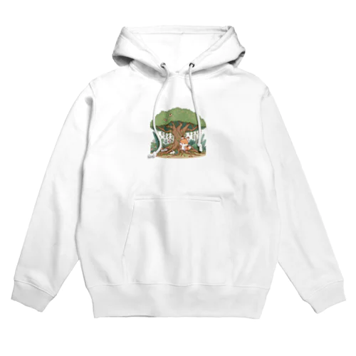 ガジュマルとキツネと森の仲間たち Hoodie