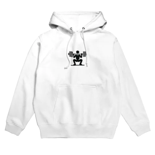 バーベルスクワット Hoodie