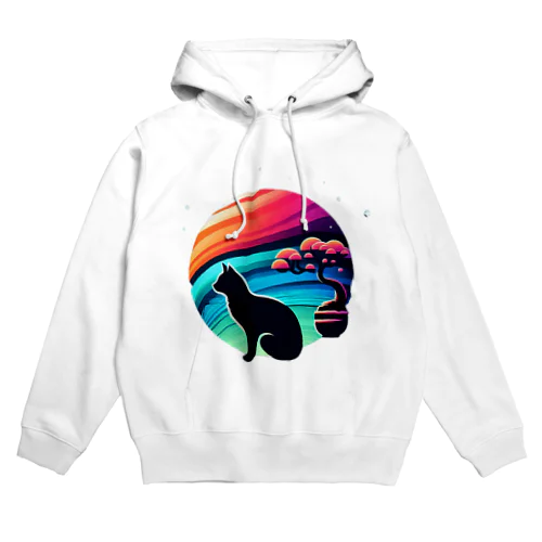 Colorful mood with cats 8 Hoodie