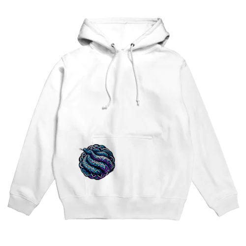 Blue snake 2 Hoodie