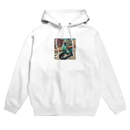 スクーターでお出かけしよう Hoodie