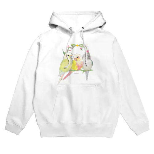 ウロコインコ（ブランコ） Hoodie