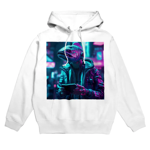 ネオ半魚人 Hoodie