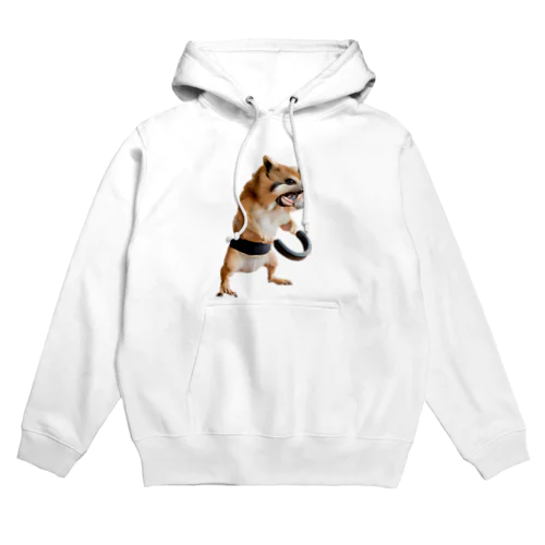 筋トレ動物 Hoodie