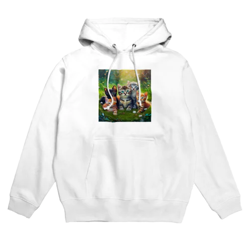 猫ちゃん大集合 Hoodie