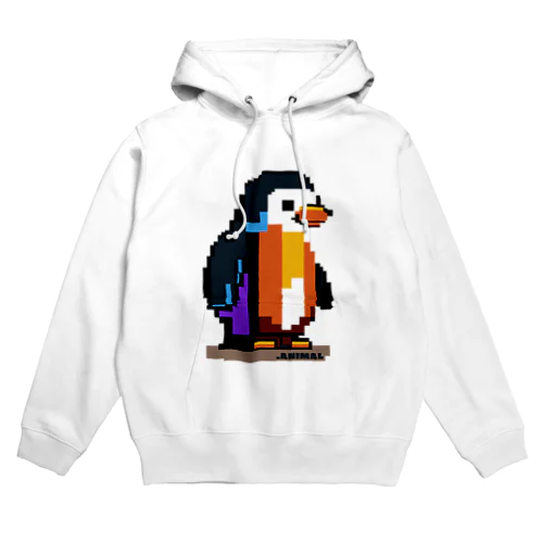 ドットペンギン　ききかえす ver Hoodie