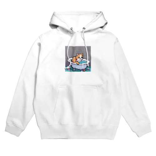 お風呂に入るボス猫 Hoodie